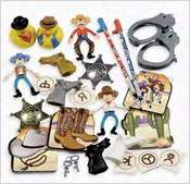 western party items, rodeo theme, cowboy hats, decorations