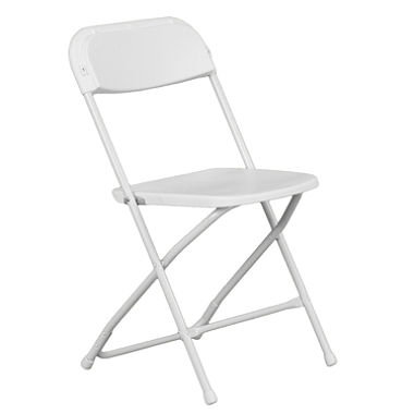 White Fold Rental Chairs 